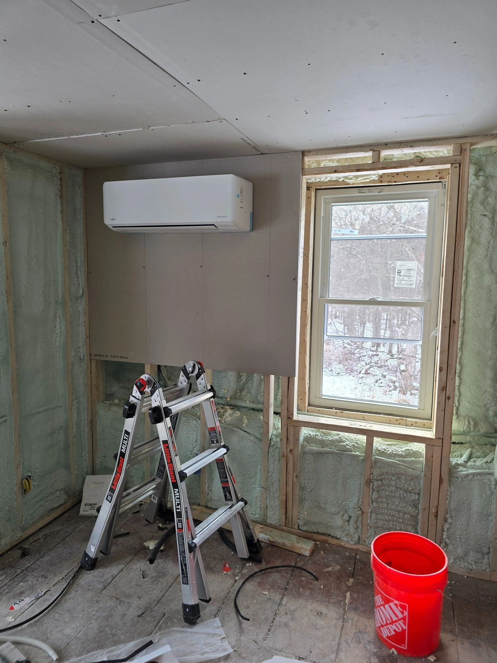 Mini-split installation