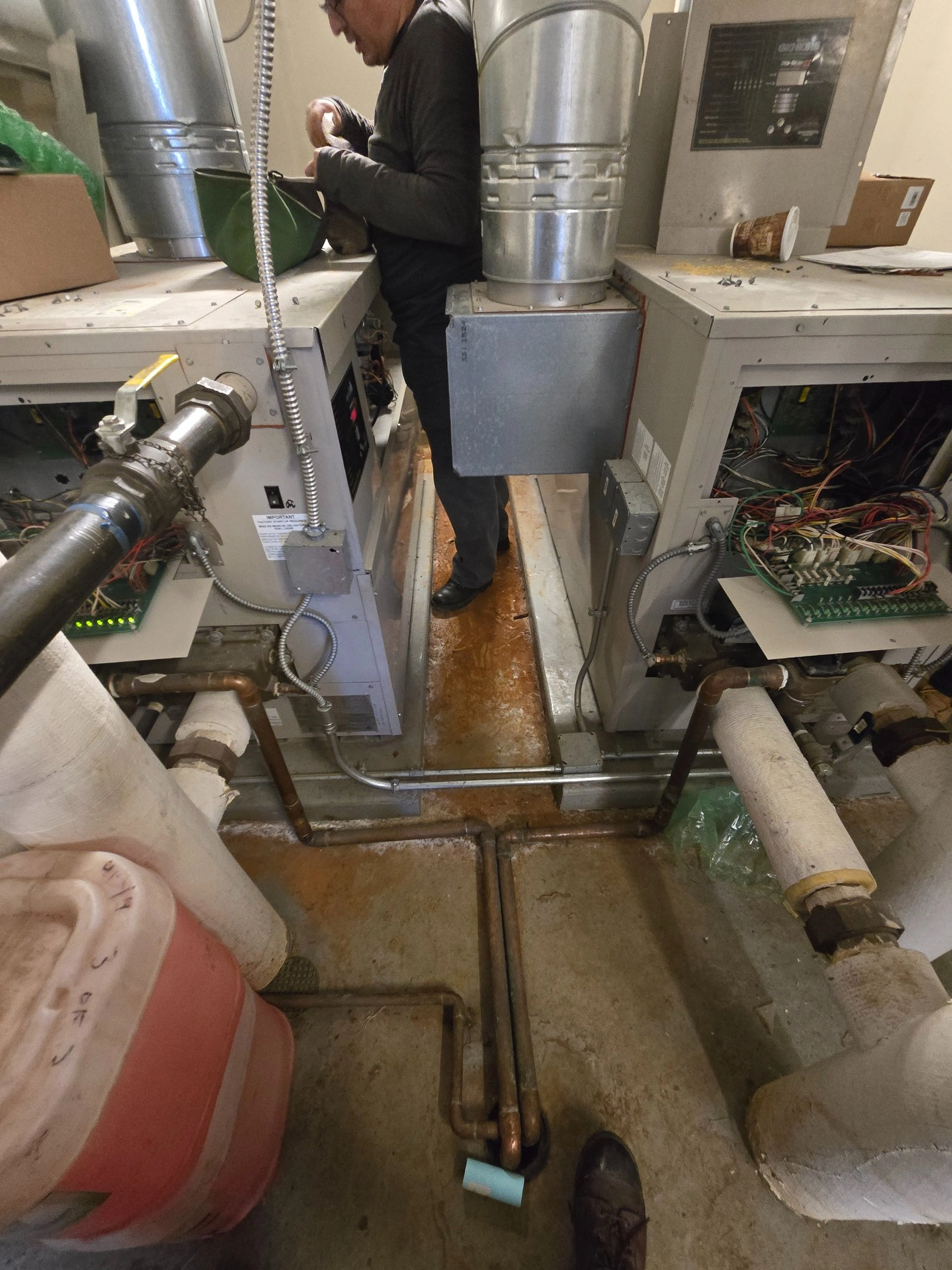 Boiler system repair